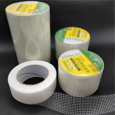 Bom preço A fibra de vidro autoadesiva padrão Mesh Tape White Color For mura quebras on-line