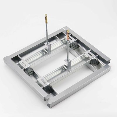 Bom preço Teto à prova de som da placa de gipsita com Keel Material de aço claro on-line