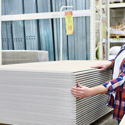 Bom preço absorção sadia de placas de emplastro da gipsita de 12mm a favor do meio ambiente on-line