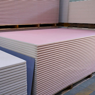 Bom preço Gesso Acartonado à Prova de Fogo de Alto Desempenho de 9mm 12mm 15mm Classe A1 Não Combustível Placa de Gesso com Classificação de Incêndio on-line