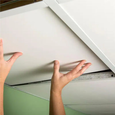 Bom preço Painel de Gesso de PVC Leve à Prova de Fogo e Impermeável para Sistemas de Teto Suspenso on-line