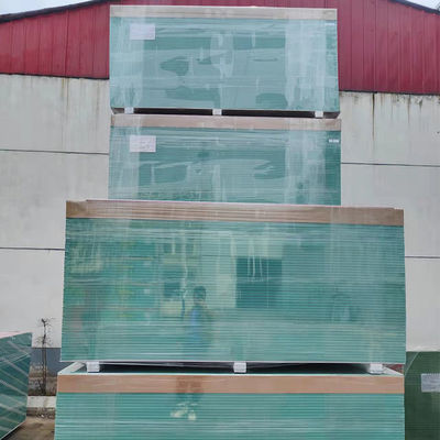 Bom preço espessura Moistureproof da placa de gesso 9.5mm do à prova de água de 4ft x de 8ft on-line