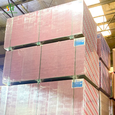 Bom preço SUNHOUSE Classe A1 Placas de gesso ignífugas 1220X2440Mm 12Mm resistentes ao fogo Placas de gesso de parede seca on-line