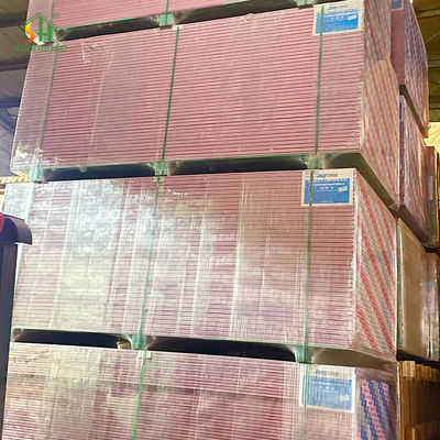 Vendas directas de placas de gesso resistentes a incêndio 9.5Mm/10.5Mm/12Mm 1200X2400Mm Divisão de placas de gesso