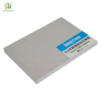 Bom preço 9.5mm Panela de gesso leve 1220x2440mm 4x8ft Plasterboard Panel interior fácil de instalar on-line