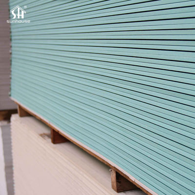 Bom preço 12.5mm Green Gypsum Board 4x8ft para paredes interiores on-line