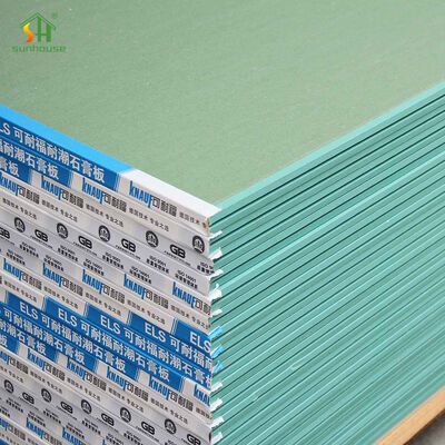 Bom preço Design moderno 5/8 polegadas 1/2 polegada painel de gesso não combustível resistente à água material de gesso resistente à água placas de gesso on-line
