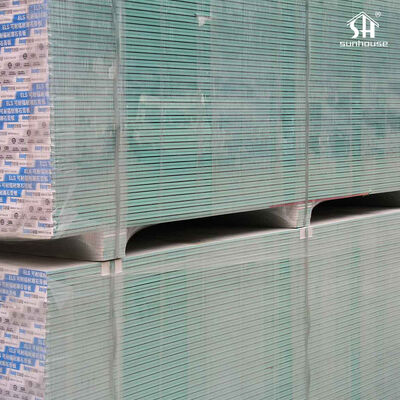 Bom preço Placas de gesso resistentes à umidade para tectos e paredes interiores, resistentes ao fogo, resistentes ao fogo, duráveis, superfície lisa on-line